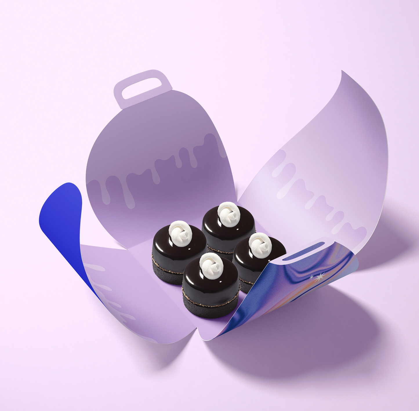 Custom Curved Cake Box